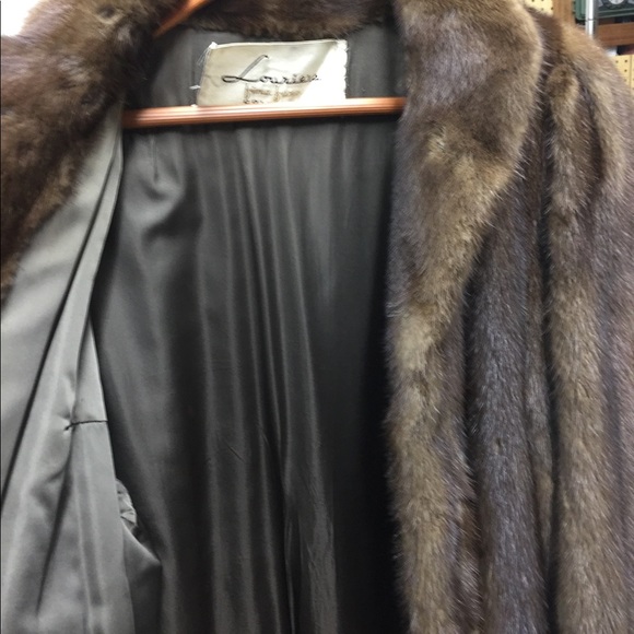 Mahogany mink coat. Full pelt. Size L. Authentic. - Picture 6 of 7